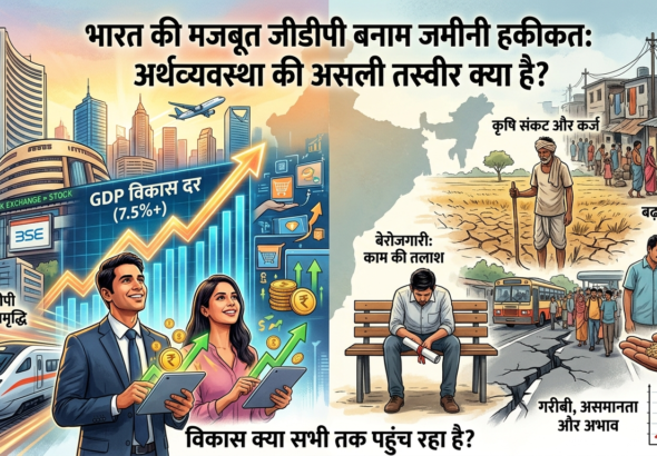 भारत की मजबूत जीडीपी बनाम जमीनी हकीकत: अर्थव्यवस्था की असली तस्वीर क्या है?