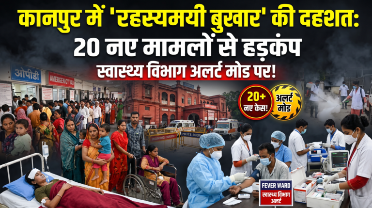 कानपुर में रहस्यमयी बुखार का अलर्ट, स्वास्थ्य विभाग में मचा हड़कंप Health alert